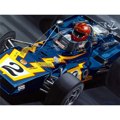 Al Unser, SR. Indy USA Signed Lithograph