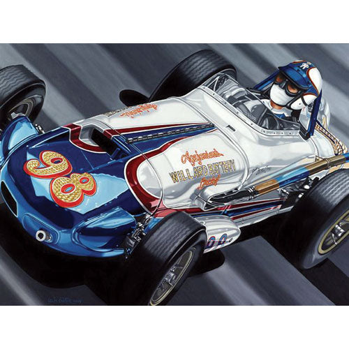 Parnelli Jones Indy Signed Lithograph