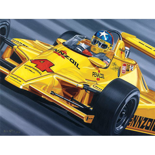 Johnny Rutherford Indy Signed Lithograph