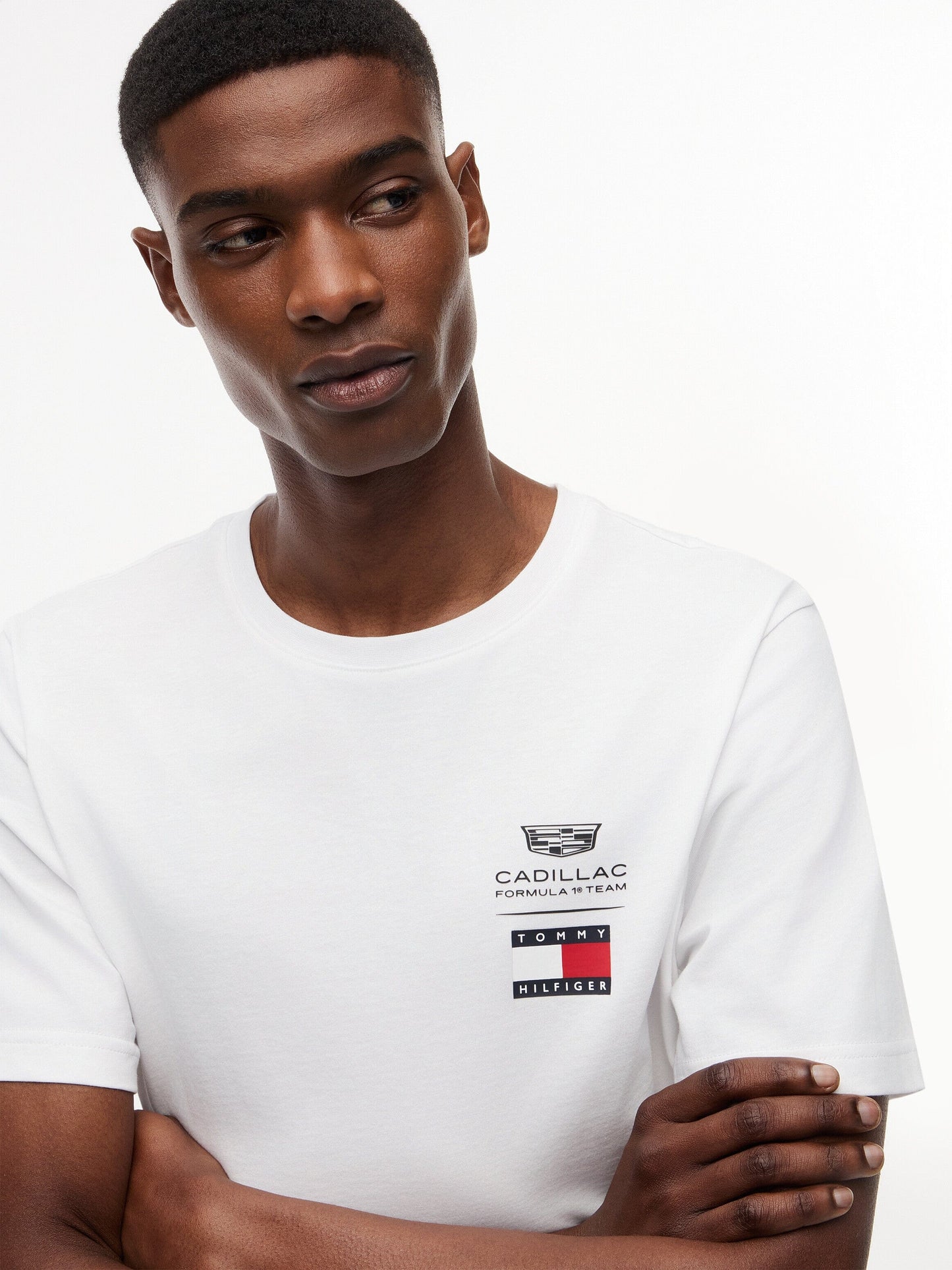 Cadillac F1 Racing Logo Tee Shirt White