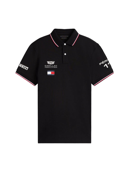 Cadillac F1 Racing Sergio Perez #11 Polo Shirt Black //speedgear.com/cdn/shop/files/CA6215.jpg?v=1771265853