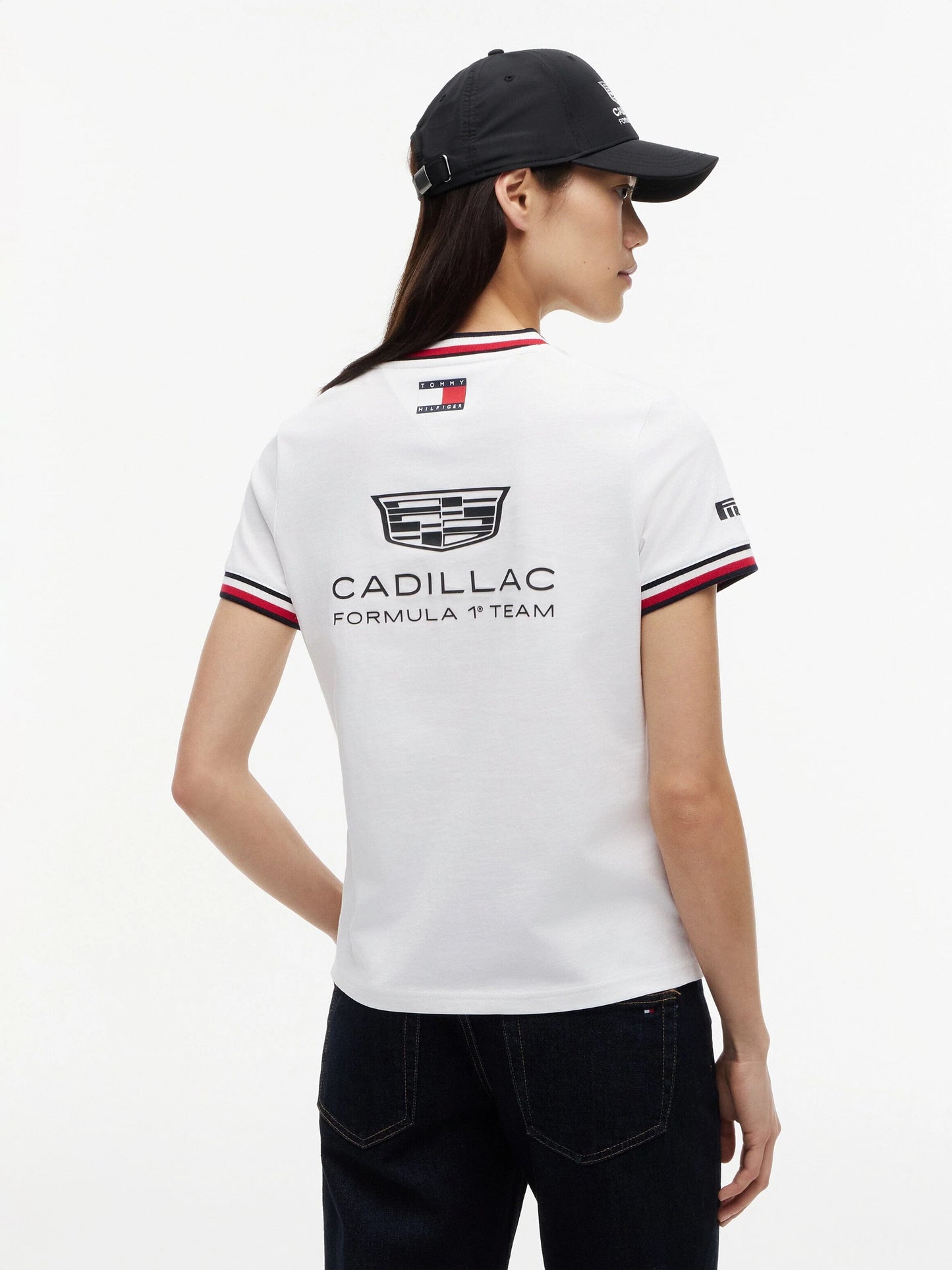 Cadillac F1 Racing Ladies Team Tee Shirt White