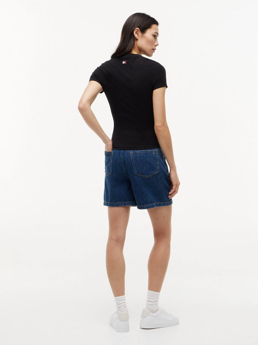 Cadillac F1 Racing Ladies Logo Tee Shirt Black //speedgear.com/cdn/shop/files/CA6631-2.jpg?v=1771342397