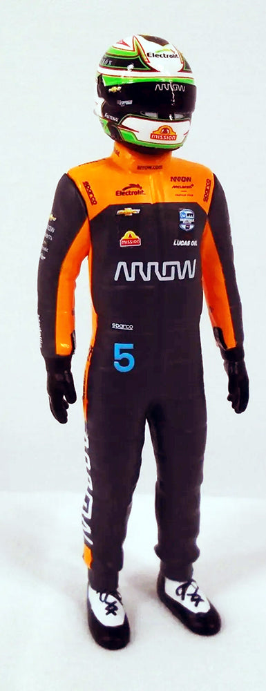 1:18th Arrow McLaren Pato O'Ward #5 Arrow Driver Figure