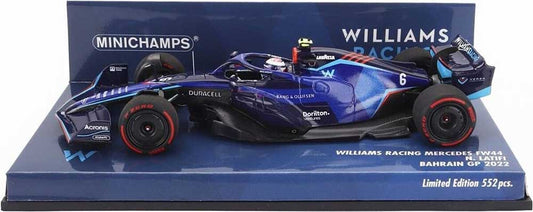 1:43rd Williams Racing FW44 #6 Nicholas Latifi 2022