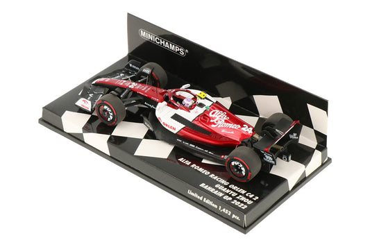 1:43rd Alfa Romeo Racing C42 Guanyu Zhou #24 2022 Bahrain GP