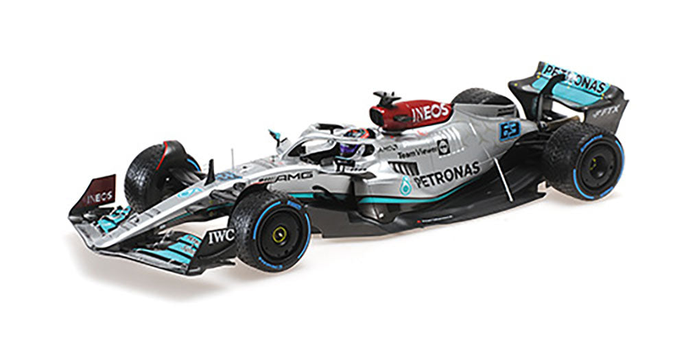 1:18th Mercedes-AMG Petronas F1 W13 George Russell Monaco GP 2022 Rain Tires