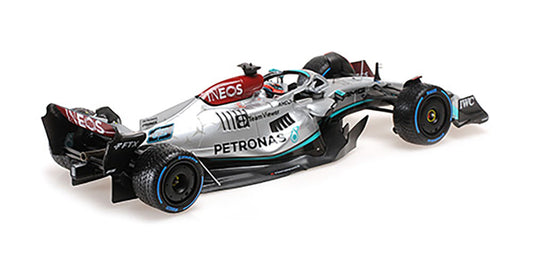 1:18th Mercedes-AMG Petronas F1 W13 George Russell Monaco GP 2022 Rain Tires