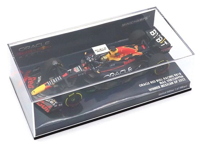 1:43rd Oracle Red Bull Racing RB18 Max Verstappen Mexican GP Win 2022
