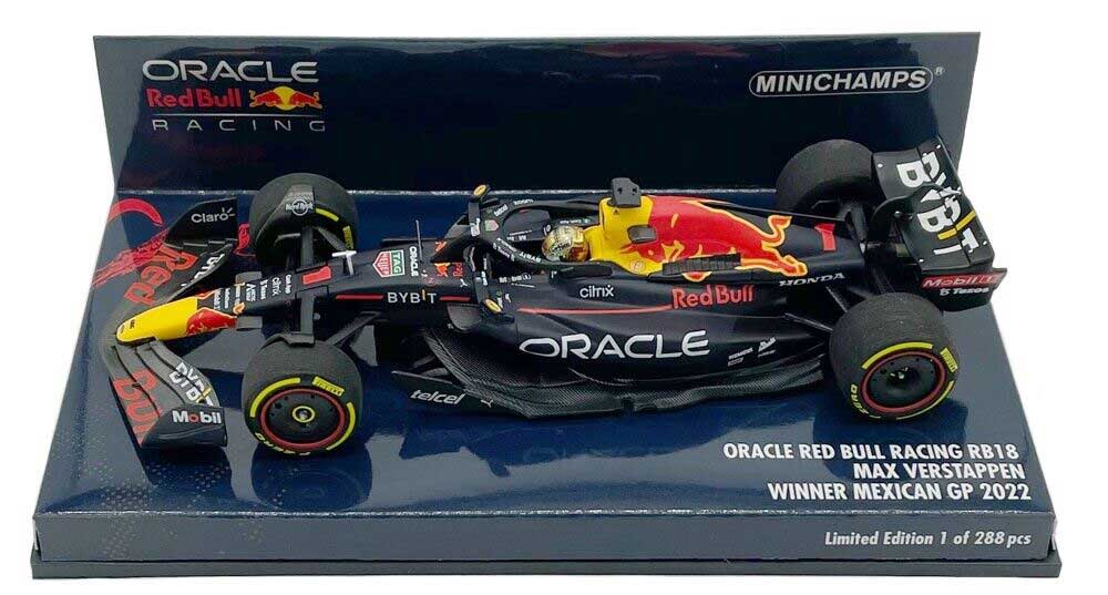 1:43rd Oracle Red Bull Racing RB18 Sergio Perez Mexican GP Win 2022