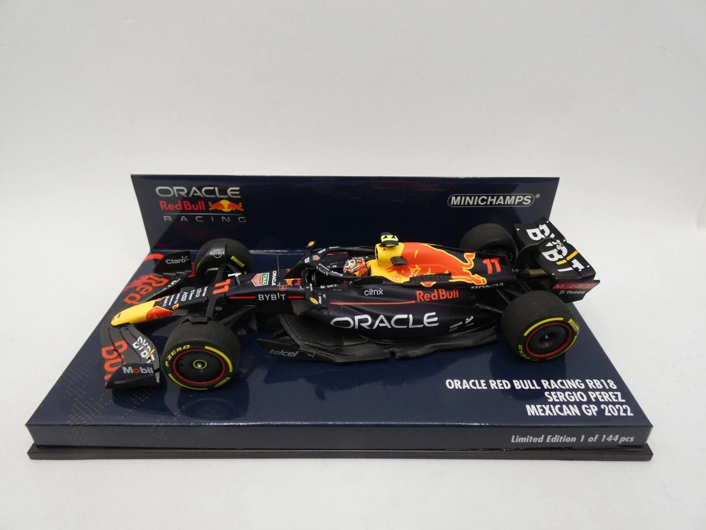 1:43rd Oracle Red Bull Racing RB18 Sergio Perez Mexican GP 2022