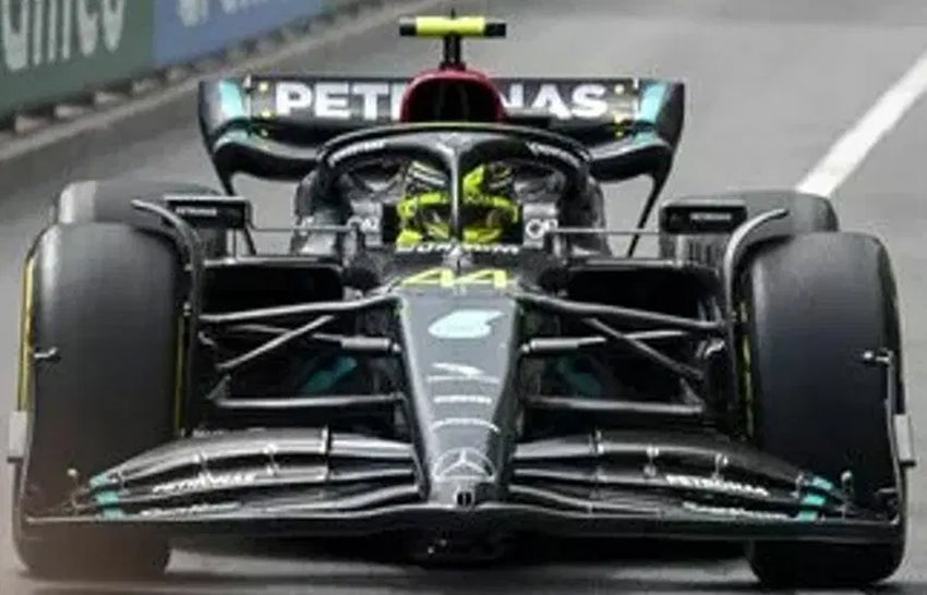 Mercedes-AMG Petronas F1 W14 Lewis Hamilton 2nd Spain GP 2023