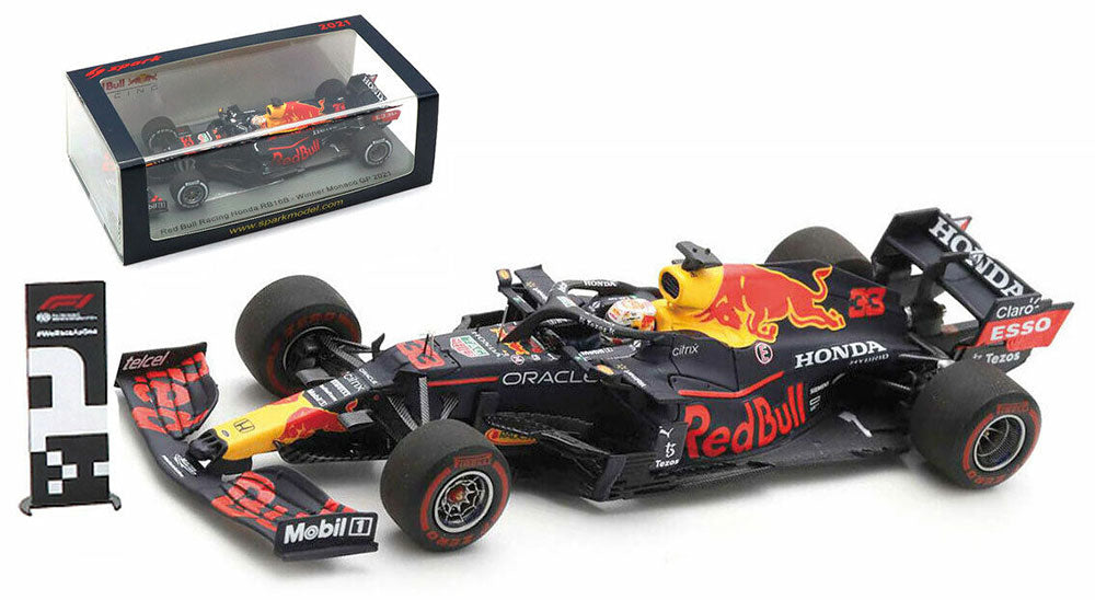 1:43rd Red Bull Racing RB16B #33 Max Verstappen Winner Monaco GP 2021