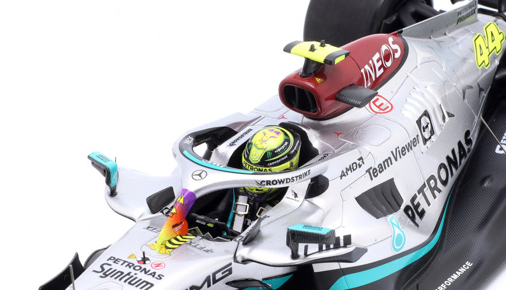 1:18th Mercedes AMGP F1 W13 Lewis Hamilton #44 Miami GP 2022