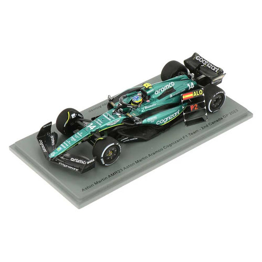 1:43rd Aston Martin F1 Fernando Alonso Canada GP 2nd Pl 2023