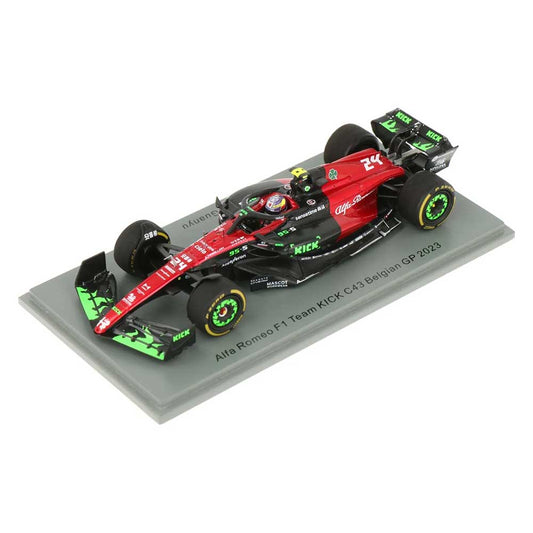 1:43rd Alfa Romeo Racing Guanyu Zhou Belgian GP 2023