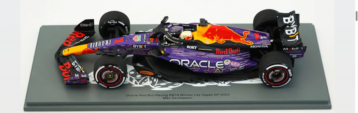 1:18th Redbull RB19 Max Verstappen #1 Las Vegas GP Win 2023