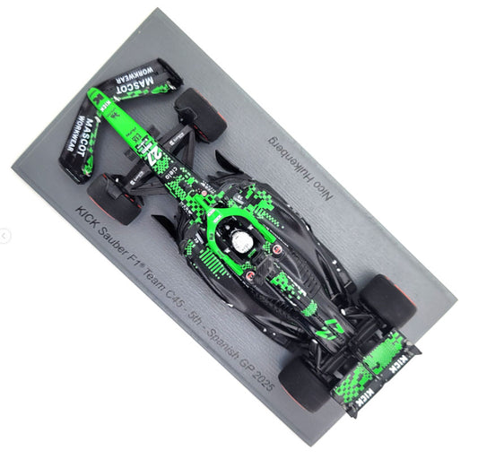 1:43rd Kick Sauber C45 Nico Hulkenberg #27 Spanish GP 2025 //speedgear.com/cdn/shop/files/DS6812-2.jpg?v=1769708748
