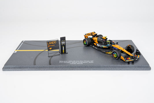 1:43rd McLaren MCL39 Lando Norris Abu Dhabi GP World Champ 2025 //speedgear.com/cdn/shop/files/DS6840.jpg?v=1782224336