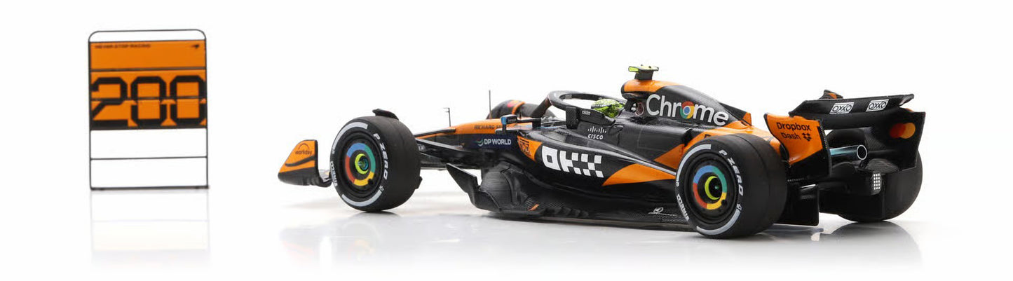1:43rd McLaren MCL39 Lando Norris Hungary GP 200th Team Win 2025