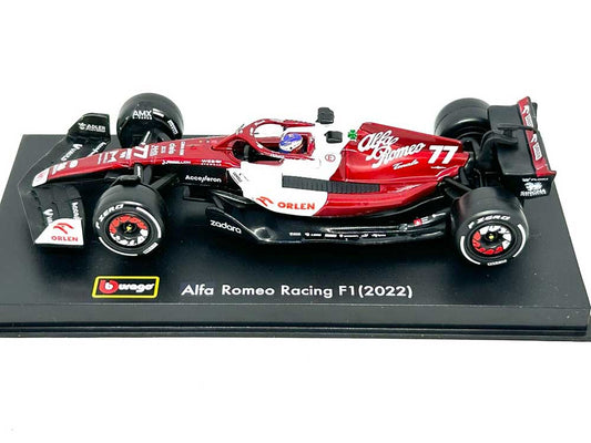 1:43rd Scale Alfa Romeo Racing F1 #77 Valtteri Bottas 2022