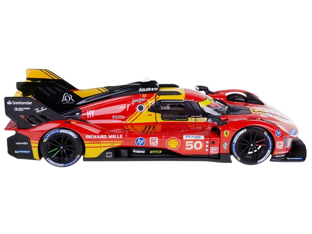 1:24th Ferrari Racing 499P LMH Winner Le Mans 2024 #50 Red