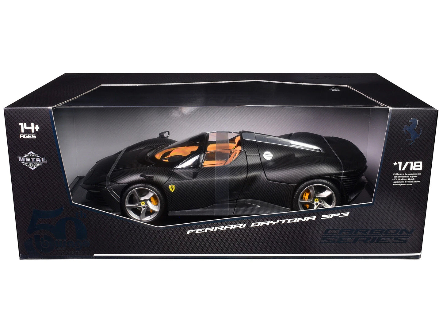 1:18th Anniversary Ferrari Daytona SP3 Carbon Fiber Limited Edition