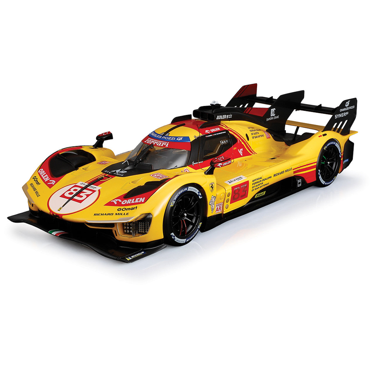 1:18th Ferrari Ferrari 499P Le Mans Winner #83 Yellow