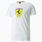 Puma Ferrari Race Colored White Big Shield Tee