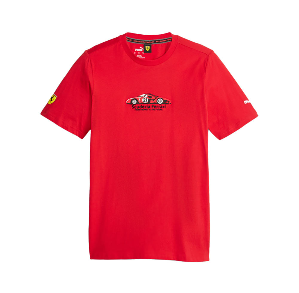 Scuderia Ferrari Race Motorsport Car Tee Shirt Red