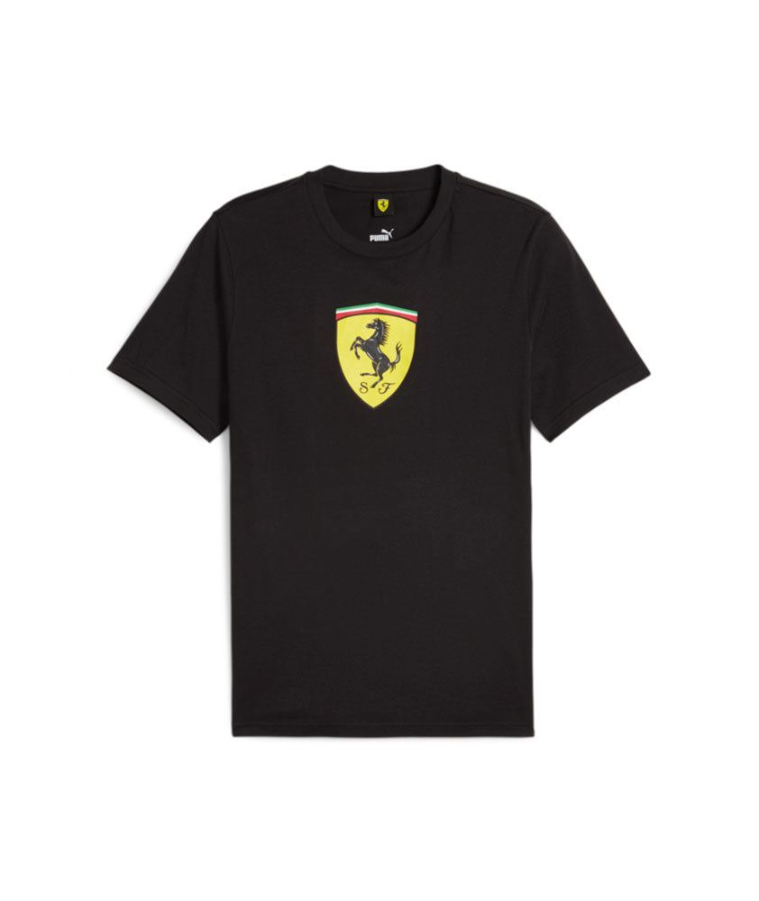 Puma Ferrari Race Big Shield Tee Black