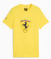 Puma Ferrari Race Big Shield Tee Yellow