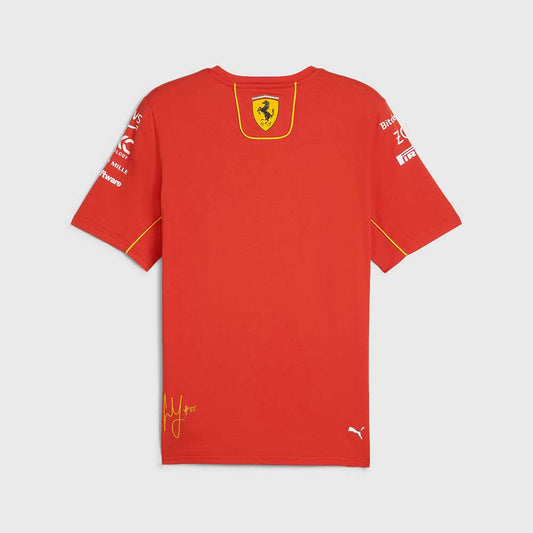 Scuderia Ferrari F1 Carlos Sainz Driver Tee Red