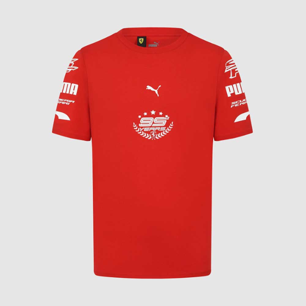 Scuderia Ferrari F1 95 Years Tee 2024 Red