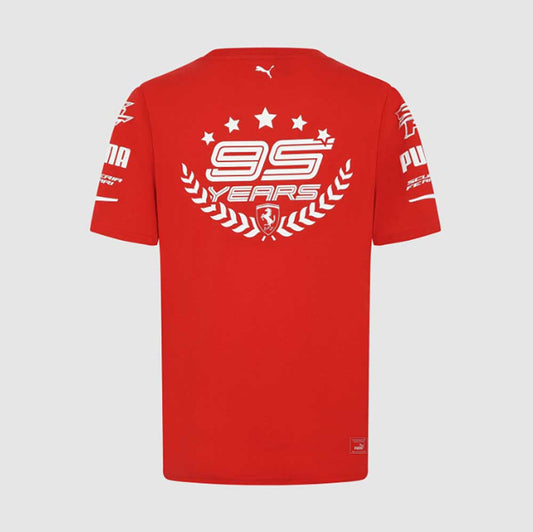 Scuderia Ferrari F1 95 Years Tee 2024 Red