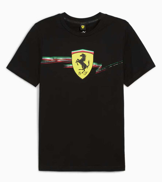 Puma Scuderia Ferrari Race Big Shield Tee Black