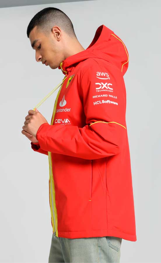 Scuderia Ferrari F1 Team Pro Rain Jacket 2024 Red – Speedgear