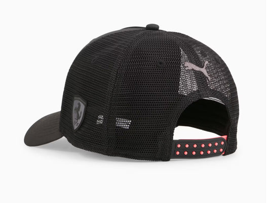 Scuderia Ferrari Neon Energy Trucker Hat Black