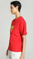 Puma Ferrari Ladies Shield Oversized Tee Red