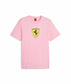 Puma Ferrari Ladies Shield Oversized Tee Pink