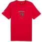 Scuderia Ferrari F1 Ladies Big Shield Tonal Tee Red