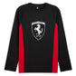 Puma Ferrari Long Sleeve Shield Tee Black