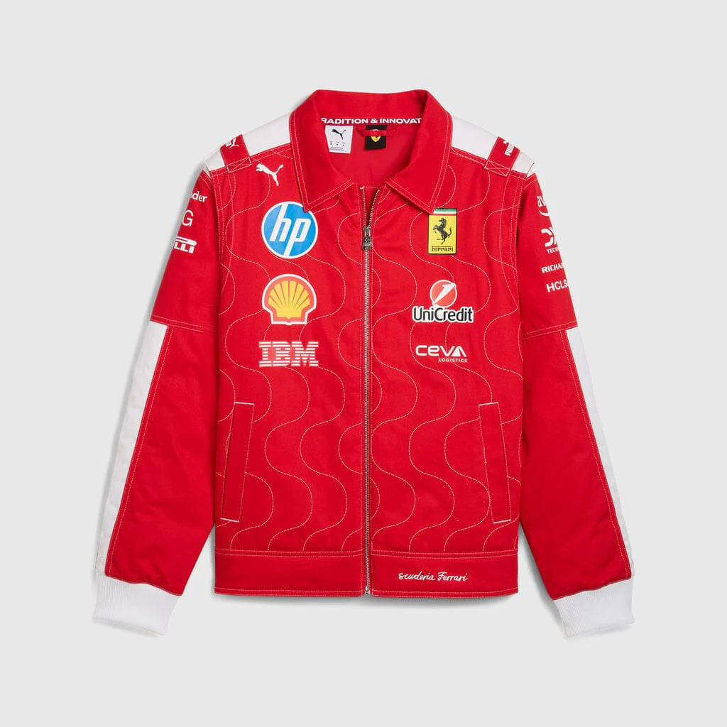 Scuderia Ferrari F1 Monza Team Racing Jacket Red
