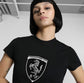 Scuderia Ferrari F1 Ladies Big Shield Tonal Tee Black