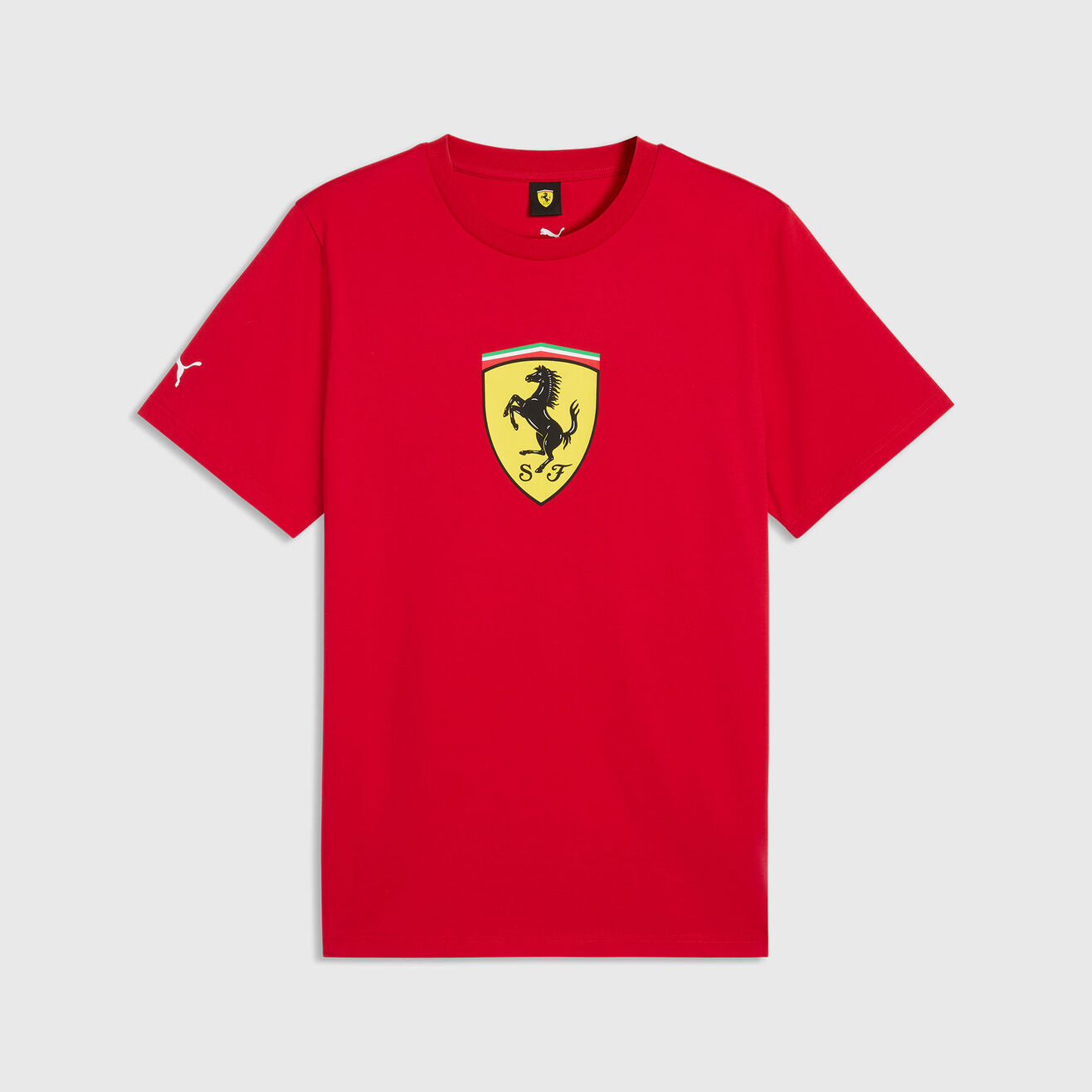 Scuderia Ferrari F1 Shield Tee Shirt Red