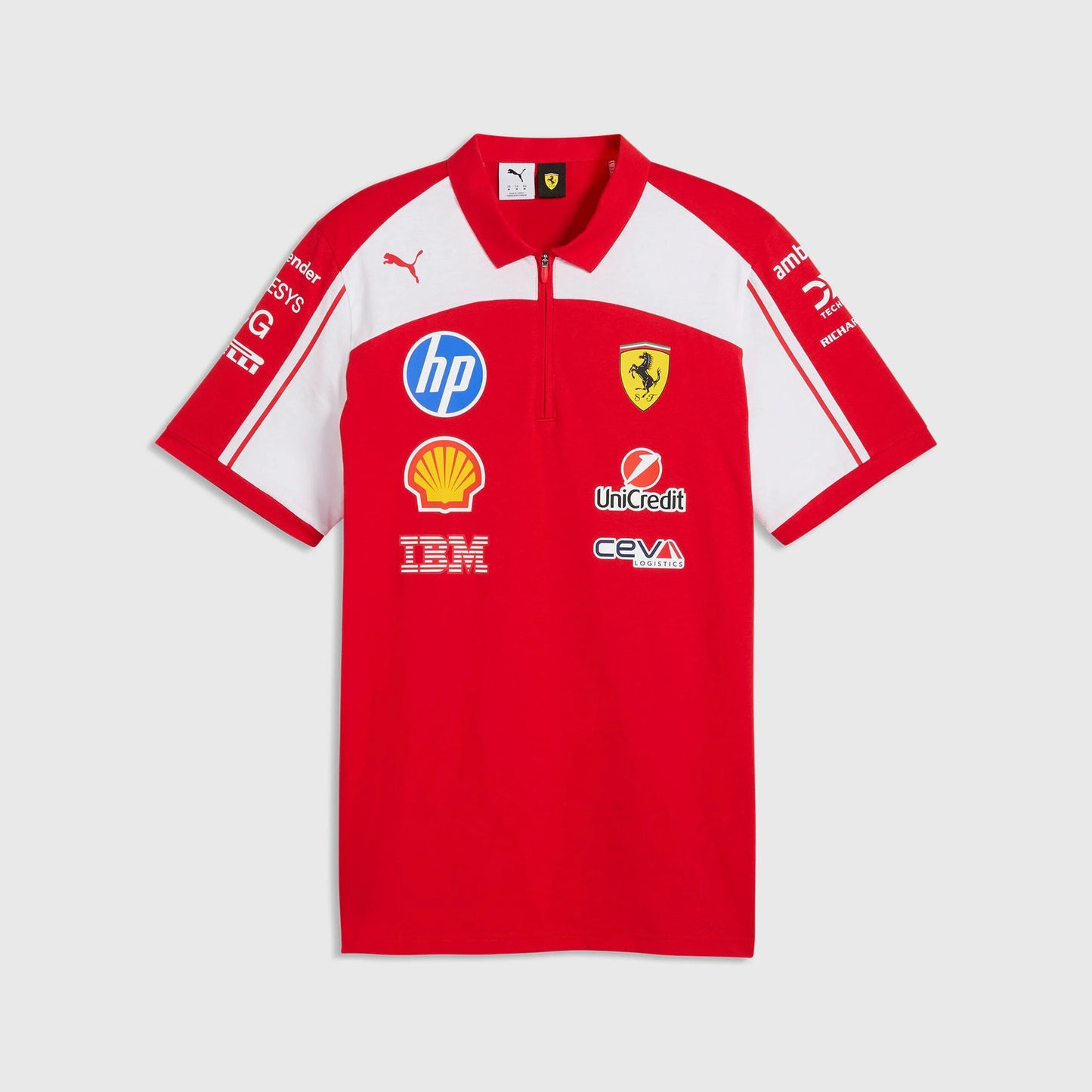 Scuderia Ferrari F1 Team Polo Shirt Red