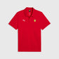 Scuderia Ferrari F1 Classic Shield Polo Shirt Red