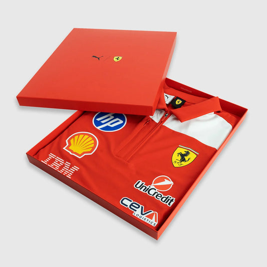 Scuderia Ferrari F1 Authentic Team Polo Shirt Red //speedgear.com/cdn/shop/files/FR6214-3.webp?v=1774878635