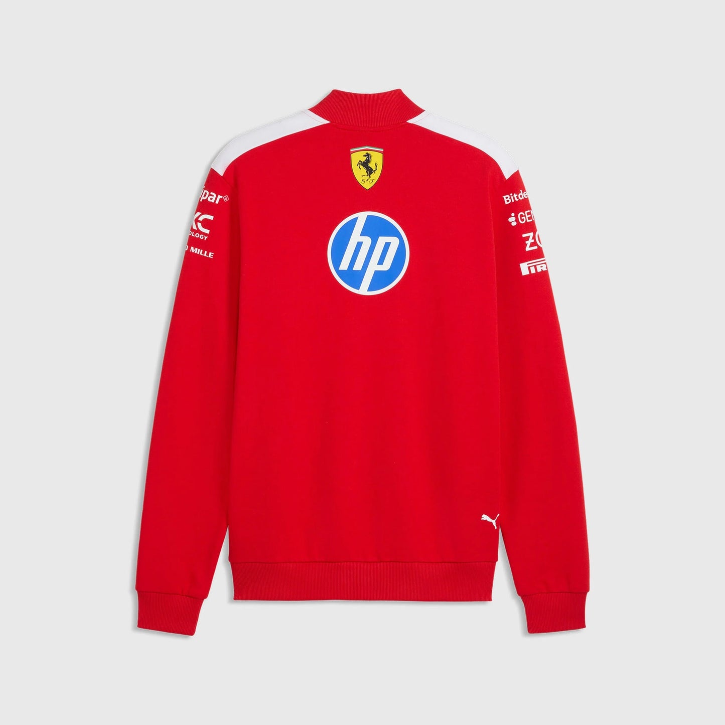 Scuderia Ferrari F1 Team 1/4 Zip Sweater Red