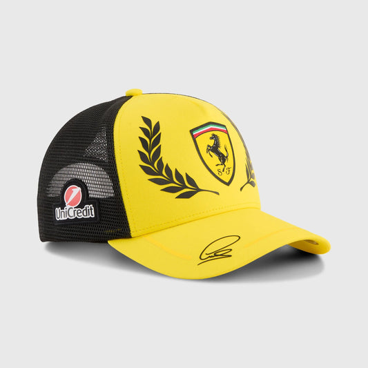 Scuderia Ferrari F1 Lewis Hamilton #44 Silverstone GP Hat Yellow //speedgear.com/cdn/shop/files/FR6510.webp?v=1785851036